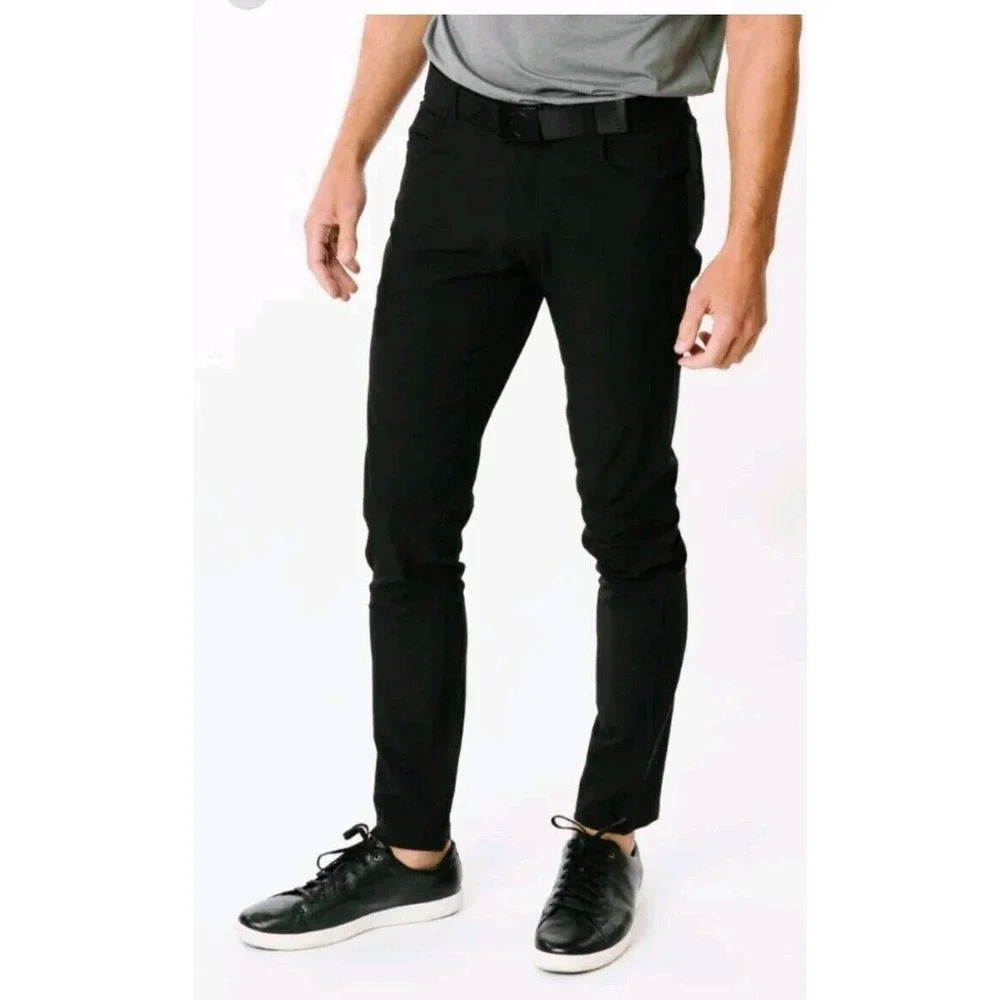 Zyia Men's Pants Black Office Chino Pants Size 3XL By 32” NWT